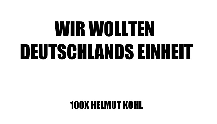 Burkhard von Harder | THE HELMUT KOHL PROJECT | 100x Helmut Kohl